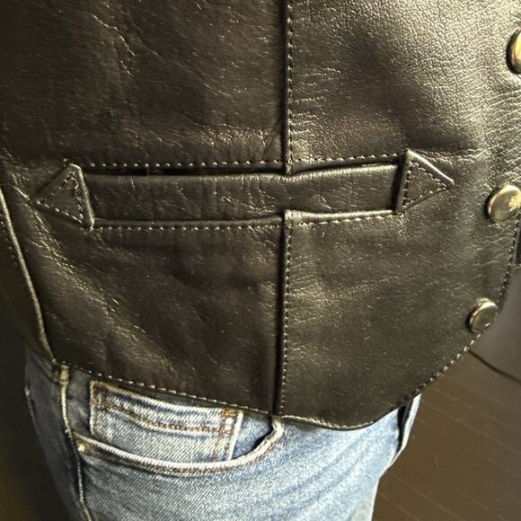 Ladies Size 10 Protech leather vest - Picture 7 of 11